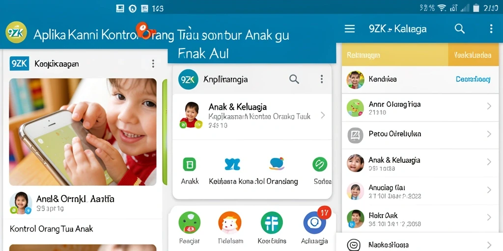 Tampilan antarmuka pengguna aplikasi 9ZK yang mudah dipahami.