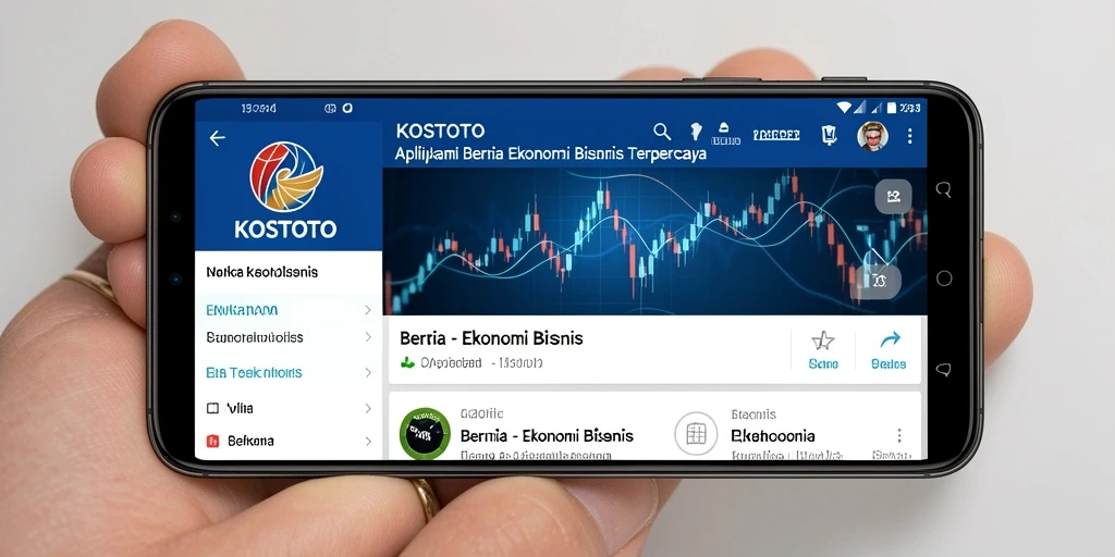 Tampilan antarmuka KOSTOTO yang informatif dan terkini.