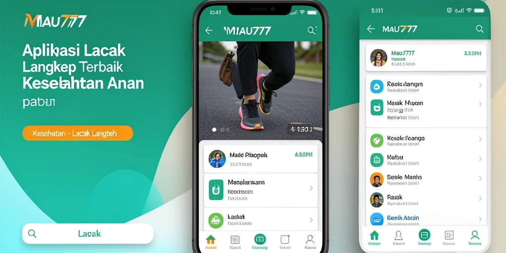 Antarmuka MAU777 yang intuitif untuk melacak langkah.